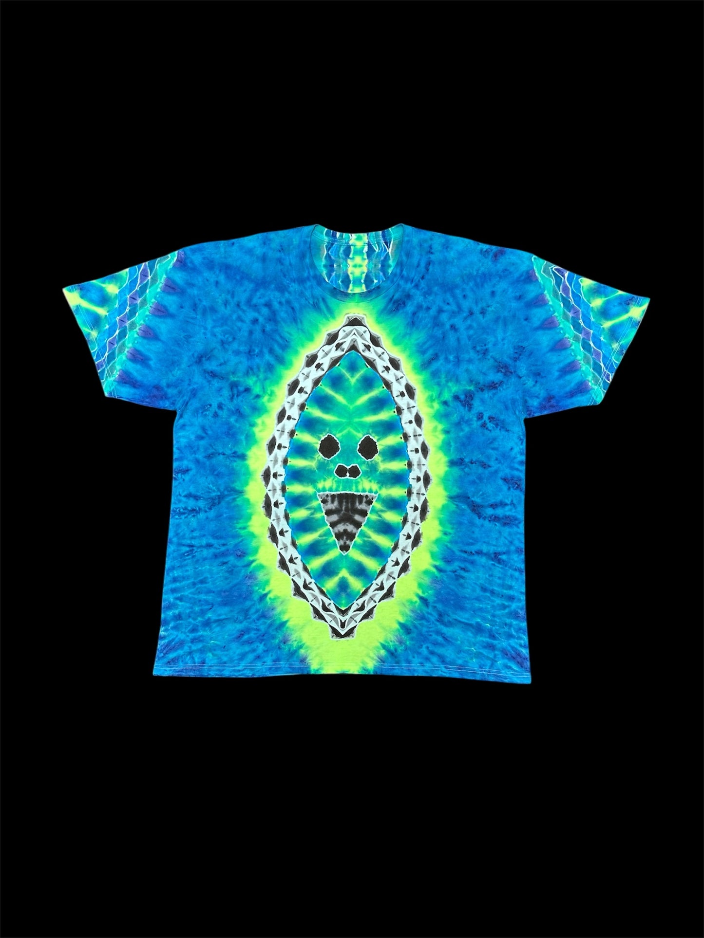 Black Light Trip Face - 2XL
